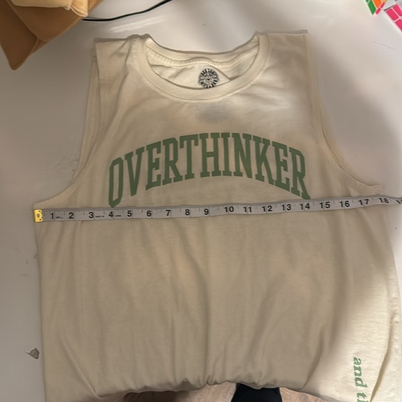 Women's Overthinker Graphic Tank Top - Picture 8 of 9